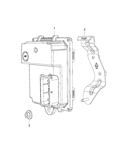 2019 Ram 1500 New Style Module, Active Vibration Cancellation Diagram