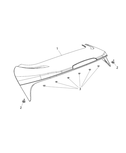 2017 Jeep Cherokee Spoiler Diagram