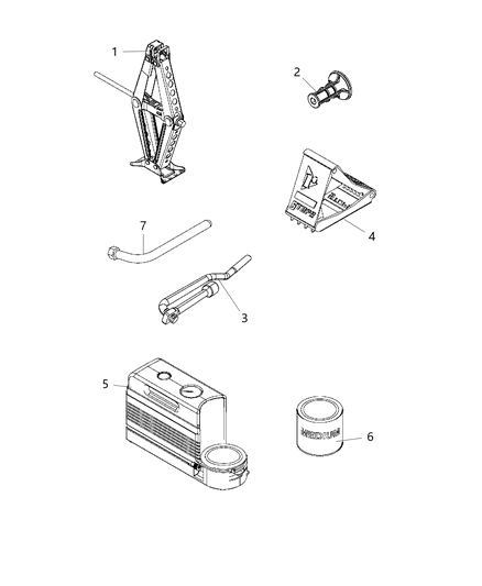 2019 Jeep Renegade Sealer Diagram for 68317345AA