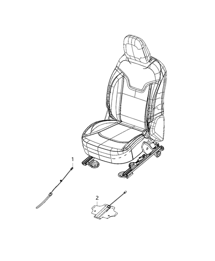 2021 Jeep Compass Sensors - Body Diagram 1 - Thumbnail