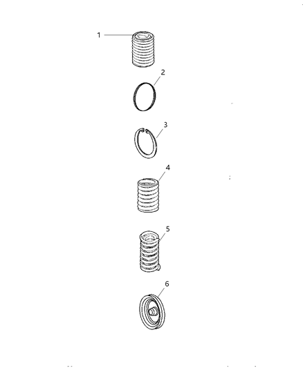 2006 Dodge Caravan Accumulator Springs Diagram 2 - Thumbnail