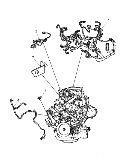 2002 Dodge Caravan Wiring - Engine & Related Parts Diagram 2 - Thumbnail