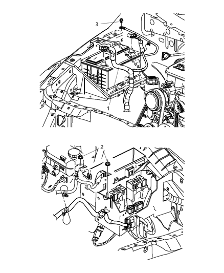2009 Chrysler Aspen Battery Wiring Diagram 1 - Thumbnail