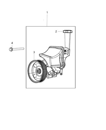 2019 Dodge Charger Power Steering Pump And Reservoir Diagram 2 - Thumbnail