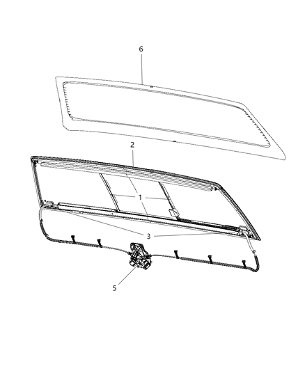 2019 Ram 1500 New Style Backlite Diagram