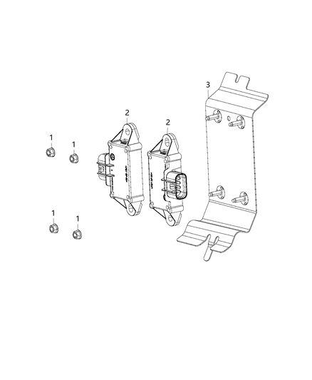 2021 Dodge Durango Modules, Body Diagram 6 - Thumbnail