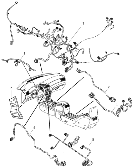 2007 Chrysler Pacifica Wiring Radio Diagram for 4868949AA