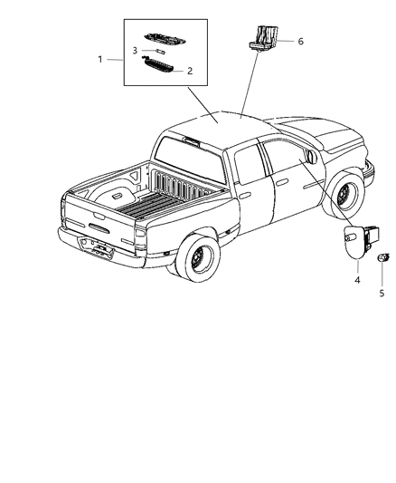 2012 Ram 3500 Cab Chassis Lamps Interior Diagram