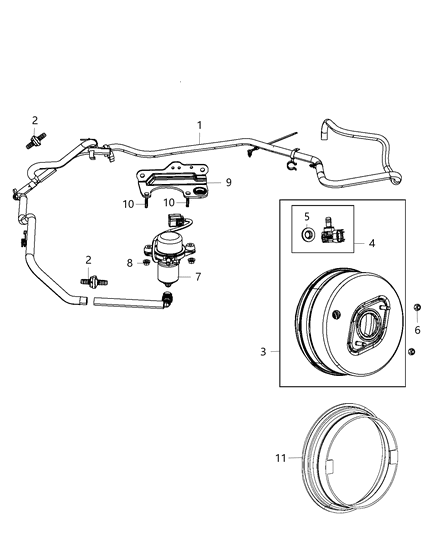 2019 Jeep Grand Cherokee Air Pump Diagram for 4581954AB