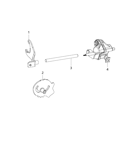 2019 Jeep Wrangler Forks & Rails Diagram 2 - Thumbnail