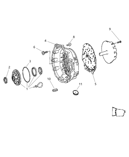 2008 Dodge Sprinter 2500 Plate Intermediate Diagram for 52108147AA