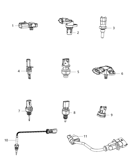 2021 Ram 1500 Sensors, Engine Diagram 3 - Thumbnail