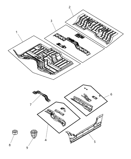 2013 Ram 5500 Floor Pan Diagram 2 - Thumbnail