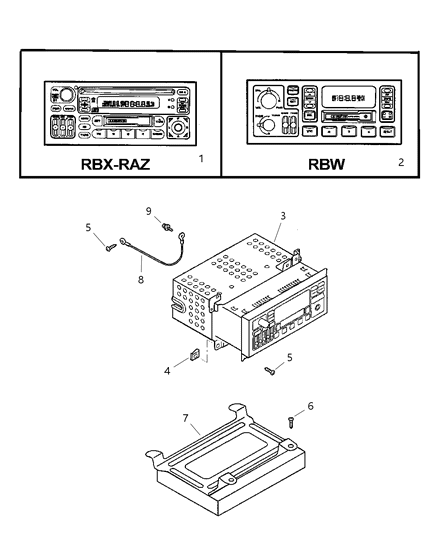 2000 Chrysler Sebring Coupe Radios Diagram
