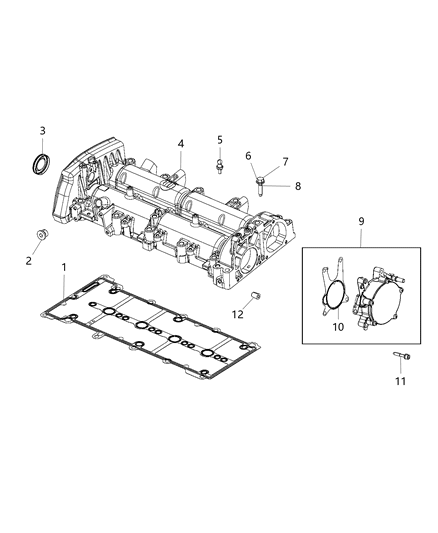 2019 Jeep Compass Plug M6X1.50 Diagram for 68418071AA
