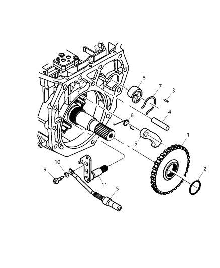 2007 Dodge Ram 1500 Parking Sprag Diagram 2 - Thumbnail