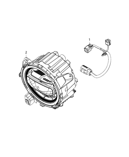 2021 Jeep Gladiator Wiring - Front End Diagram 3 - Thumbnail