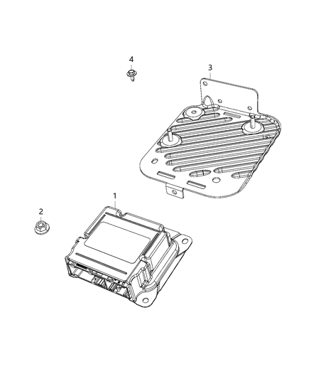 2019 Ram 3500 Pickup Modules, Body Diagram 8 - Thumbnail