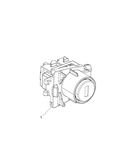 2020 Jeep Compass Front Door Lock Cylinders & Related Parts Diagram