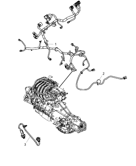2009 Jeep Wrangler Wiring - Engine Diagram 1 - Thumbnail