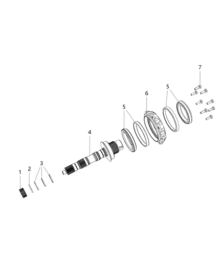 2014 Ram C/V Gear Train - Underdrive Compounder Diagram 4 - Thumbnail