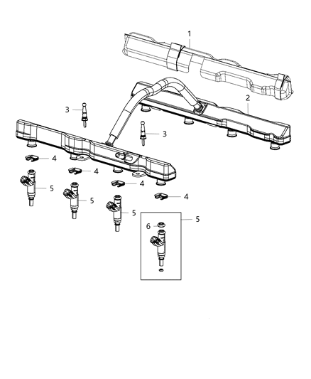 2013 Jeep Grand Cherokee Fuel Rail Diagram 3 - Thumbnail