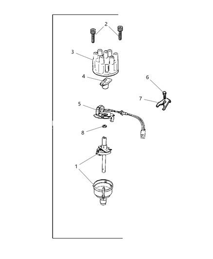 2001 Dodge Ram 2500 Regular Cab Distributor Diagram