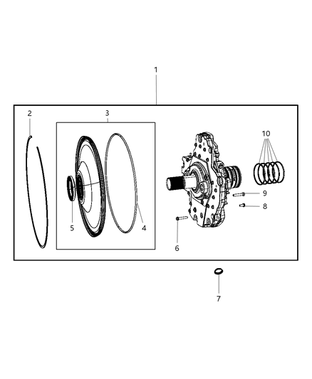 2012 Ram 2500 Oil Pump & Related Parts Diagram 2 - Thumbnail