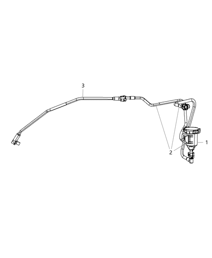 2010 Chrysler Sebring Emission Control Vacuum Harness Diagram 1 - Thumbnail
