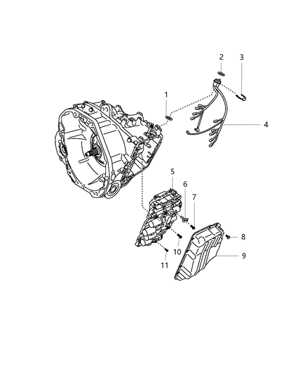 2019 Jeep Compass Valve Body & Related Parts Diagram