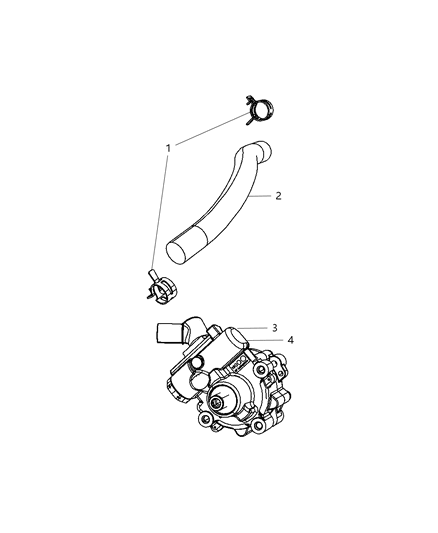 2007 Jeep Wrangler Power Steering Pump Diagram 1 - Thumbnail