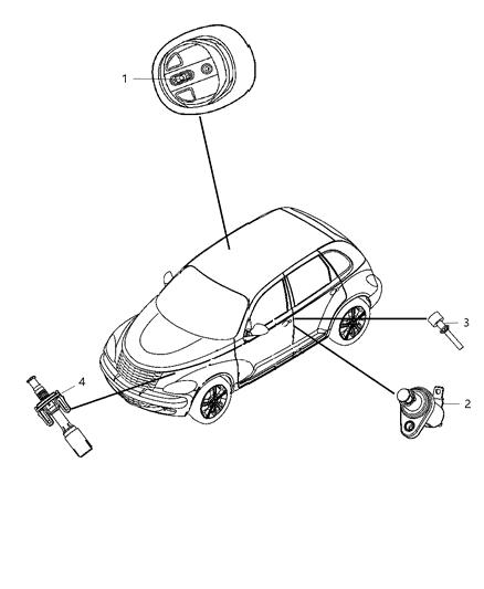 2010 Chrysler PT Cruiser Switch Diagram for 56046240AA