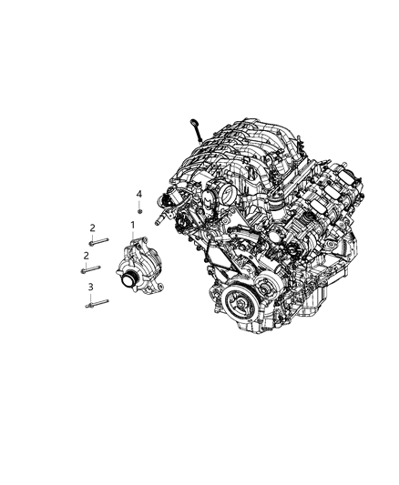 2021 Dodge Durango Generator/Alternator & Related Parts Diagram 2 - Thumbnail