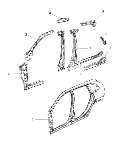 2018 Jeep Cherokee Aperture Panel Diagram