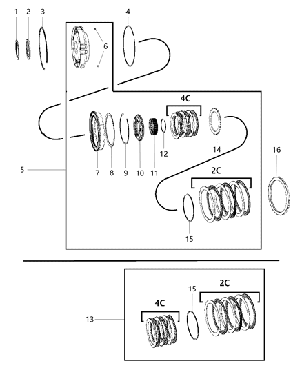 2019 Ram 3500 Pickup Brake And Clutch Assembly Diagram 3 - Thumbnail