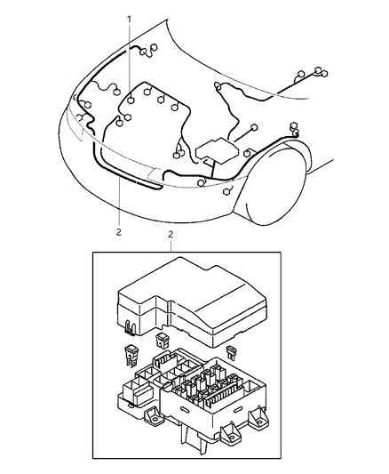 2000 Chrysler Sebring Coupe Wiring - Engine & Related Diagram