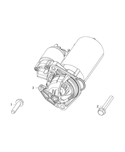 2019 Jeep Grand Cherokee Starter & Related Parts Diagram 5 - Thumbnail