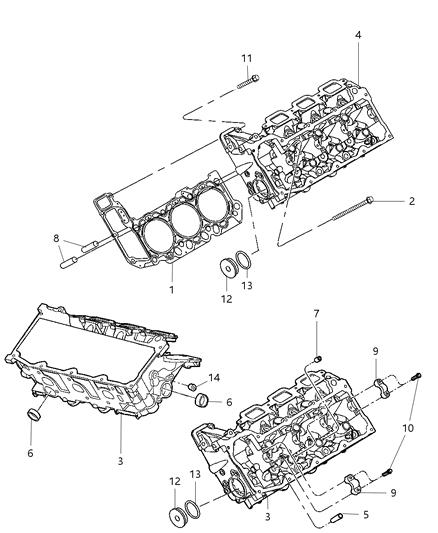 2010 Jeep Commander Cylinder Head & Cover Diagram 2 - Thumbnail