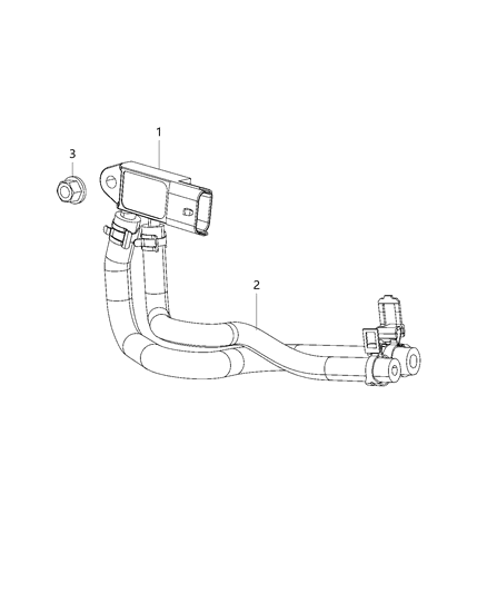 2020 Jeep Cherokee Differential Pressure System Diagram