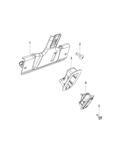 2021 Jeep Grand Cherokee Coat Hooks And Pull Handles Diagram 1 - Thumbnail