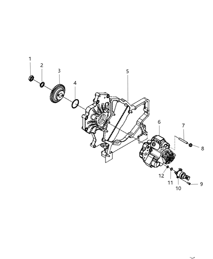 2008 Dodge Ram 3500 Cab Chassis Fuel Pump Gear And Fuel Pump Diagram