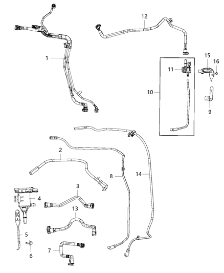 2017 Dodge Charger Valve Purge Control Diagram for 4627973AB