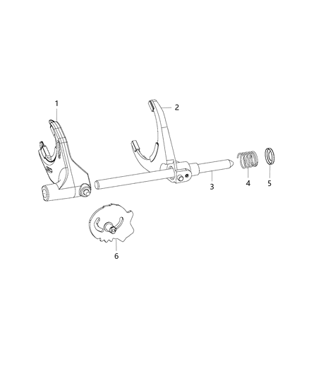 2021 Jeep Wrangler Fork & Rail Diagram 2 - Thumbnail