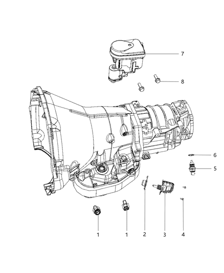 2009 Dodge Ram 3500 Pickup Sensors , Vents And Quick Connectors Diagram 1 - Thumbnail