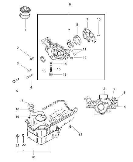 1997 Dodge Avenger Plug, Cylinder Head Oil Gallery Hole (5/8") Diagram for 4556018