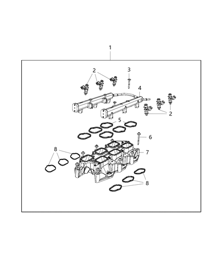 2016 Dodge Durango Intake Manifold Diagram 1 - Thumbnail