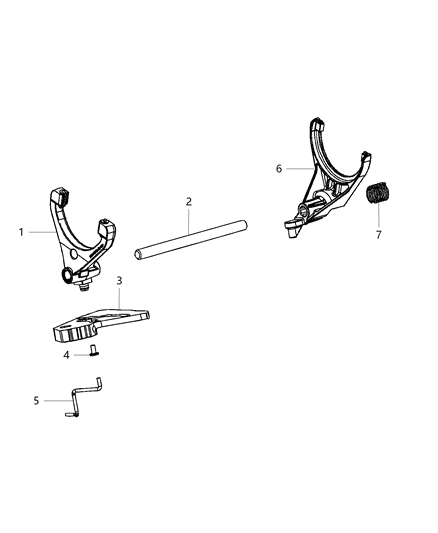 2020 Ram 3500 Cab Chassis Fork & Rail Diagram 1 - Thumbnail