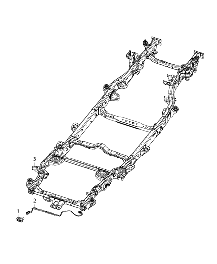 2020 Jeep Wrangler Wiring - Chassis & Underbody Diagram 2 - Thumbnail