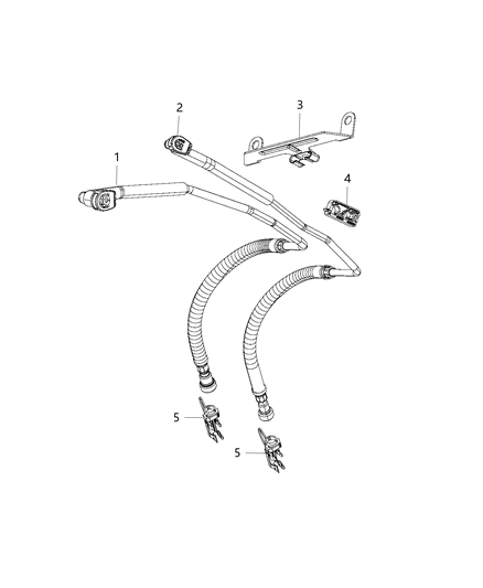 2018 Ram 2500 Fuel Lines, Front Diagram 3 - Thumbnail