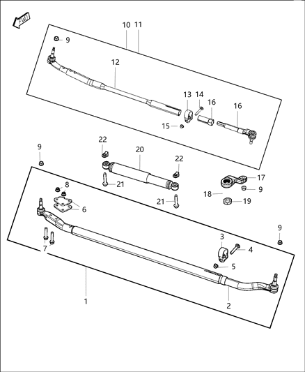 2016 Ram 2500 Steering Linkage Diagram